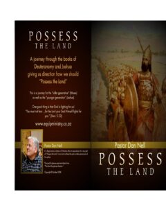 Cover of Possess the Land
