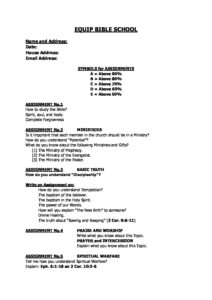 Cover of STUDENTS INFO and ASSIGNMENTS