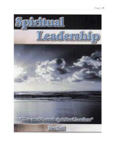 Cover of Spiritual Leadership